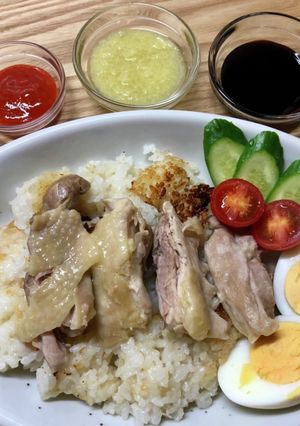 簡単 海南鶏飯(久しぶり版w)-レシピのメイン写真