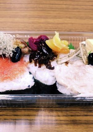 おにぎり弁当5号参上/とろカリ梅揚牛蒡豆-レシピのメイン写真