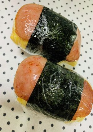 スパムおむすび-レシピのメイン写真