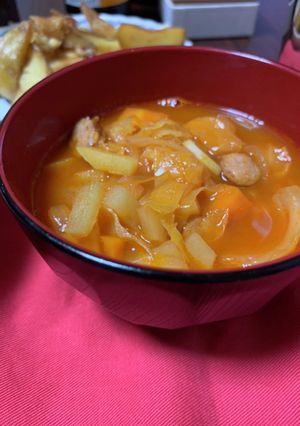 たっぷりミネストローネ-レシピのメイン写真