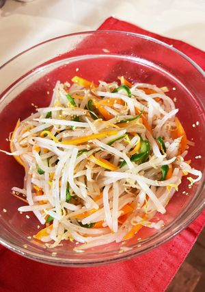 作りおき☆我が家定番もやしと野菜のナムル-レシピのメイン写真