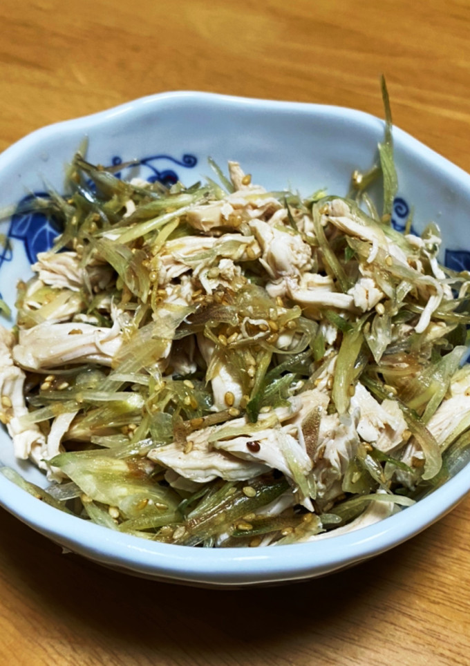 茗荷とささみの和え物-レシピのメイン写真