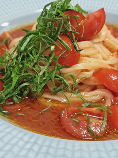 *冷たいトマトスープうどん*-レシピのメイン写真