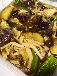 夏野菜のめんつゆ漬け-レシピのメイン写真