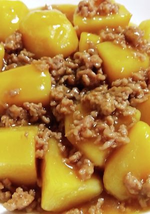 じゃがいも(メークイン)のそぼろ煮-レシピのメイン写真
