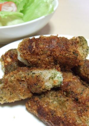 サクッ☆はんぺん豚ロールのパン粉焼き-レシピのメイン写真