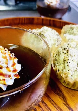 ほうじ茶ゼリーとほうじ茶蒸しパン-レシピのメイン写真