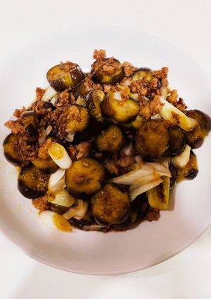 ナスと豚ひき肉のオイスター炒め-レシピのメイン写真