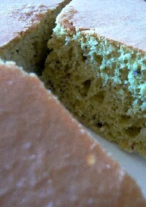スゴイ!炊飯器でヘルシー豆乳青汁ケーキ-レシピのメイン写真