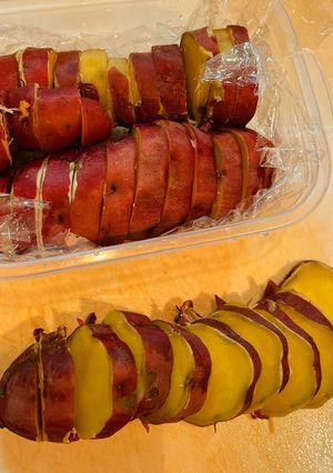 炊飯器まで2分！簡単♪蒸しサツマイモ☆-レシピのメイン写真