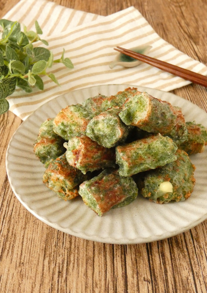 チーズちくわの青のり揚げ-レシピのメイン写真