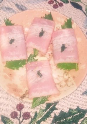 ベビーチーズの青紫蘇ベーコン巻き-レシピのメイン写真