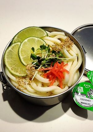 2022.07.27冷やしうどん弁当-レシピのメイン写真
