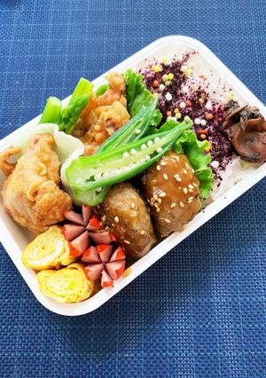 小５息子の塾弁2022.07.27-レシピのメイン写真