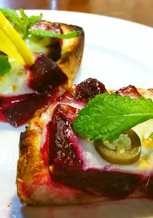 ビーツマリネのチーズトースト-レシピのメイン写真