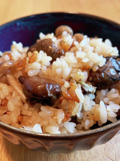 燻製牡蠣の炊き込みご飯-レシピのメイン写真