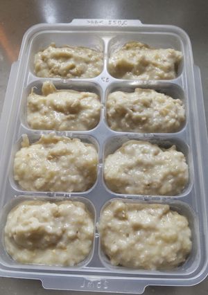 離乳食中期〜バナナオートミール〜-レシピのメイン写真