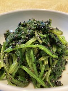 ほうれん草の黒ごま和え-レシピのメイン写真