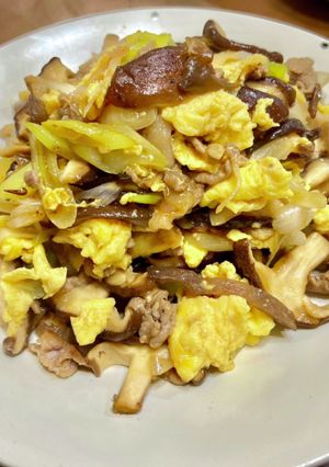 生きくらげとふわふわ玉子のオイスター炒め-レシピのメイン写真