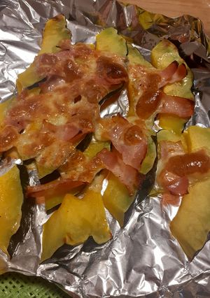 かぼちゃの　ホイル焼き-レシピのメイン写真