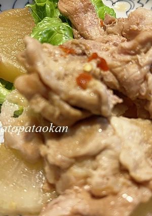 レンジで簡単♪豚小間と大根の煮物-レシピのメイン写真