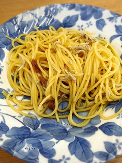 暑い日に♪シラスと梅の冷製和風パスタ-レシピのメイン写真