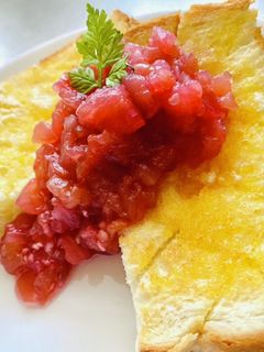 【茄子ジャム】バタートースト-レシピのメイン写真