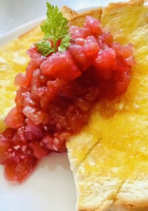 【茄子ジャム】バタートースト-レシピのメイン写真