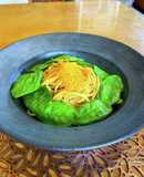 黒七味のパスタ ボッタルガまぶし