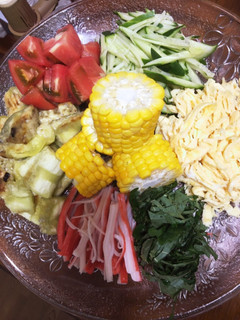 我が家の具たくさん素麺-レシピのメイン写真