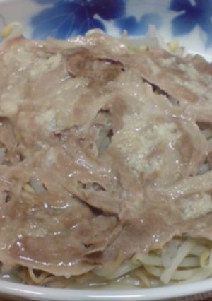 豚肉ともやしをレンジでチン！-レシピのメイン写真