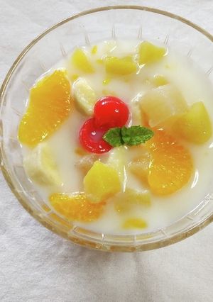 我が家の思い出の味☆フルーツポンチ-レシピのメイン写真