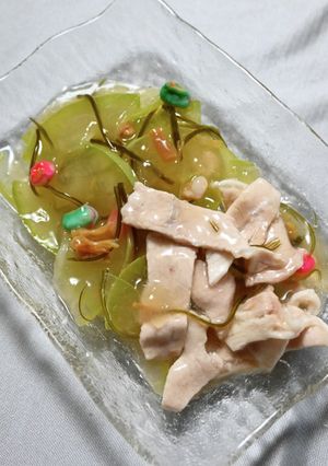 冬瓜と豚しゃぶの冷やしあんかけ-レシピのメイン写真