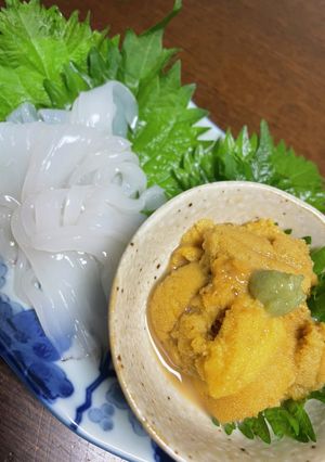 朝市　ムラサキウニ-レシピのメイン写真
