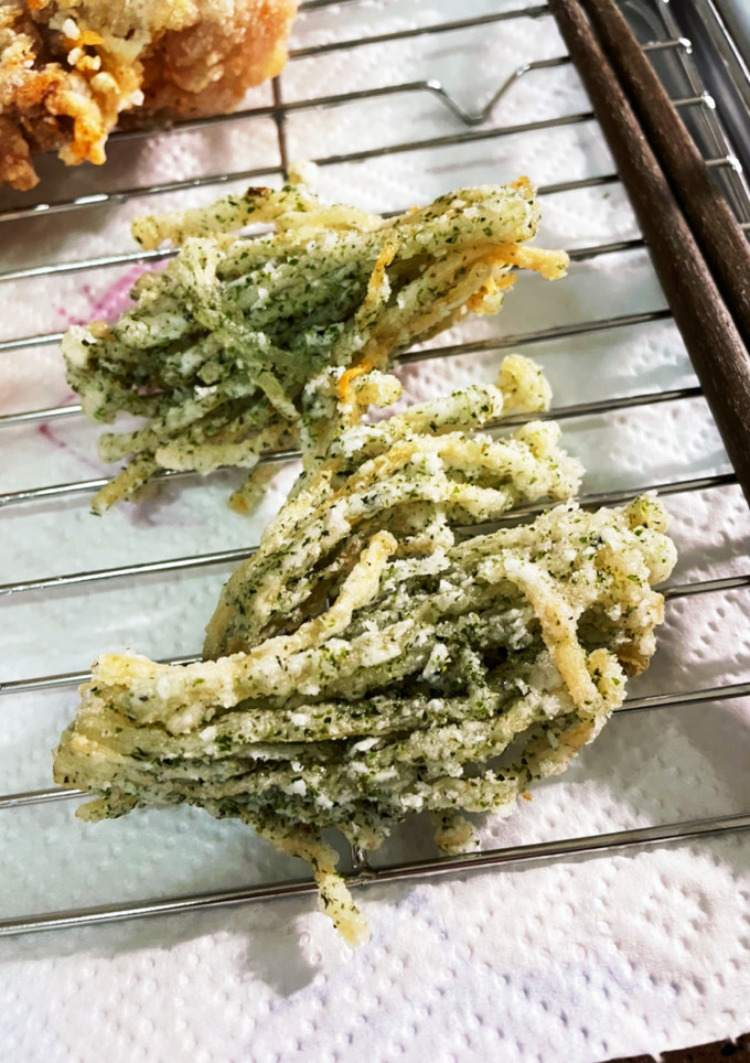 きのこ嫌いも喜ぶえのきの磯辺揚げ-レシピのメイン写真
