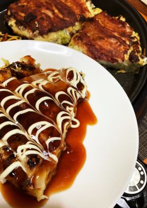 我が家のお好み焼きは最高やで！-レシピのメイン写真