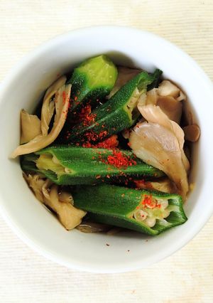 簡単！ オクラと 舞茸の お浸し 副菜に✿-レシピのメイン写真