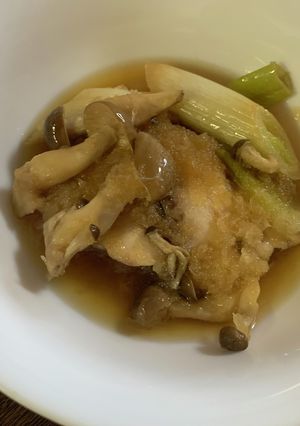 魚としめじの大根おろし煮-レシピのメイン写真