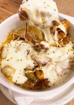 コーンとアボカドの焼きモッツァレラ-レシピのメイン写真