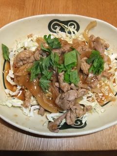 しょうが焼き風ポークソテー 大葉をのせて-レシピのメイン写真