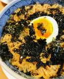 アレンジ●海苔玉子チキンラーメン