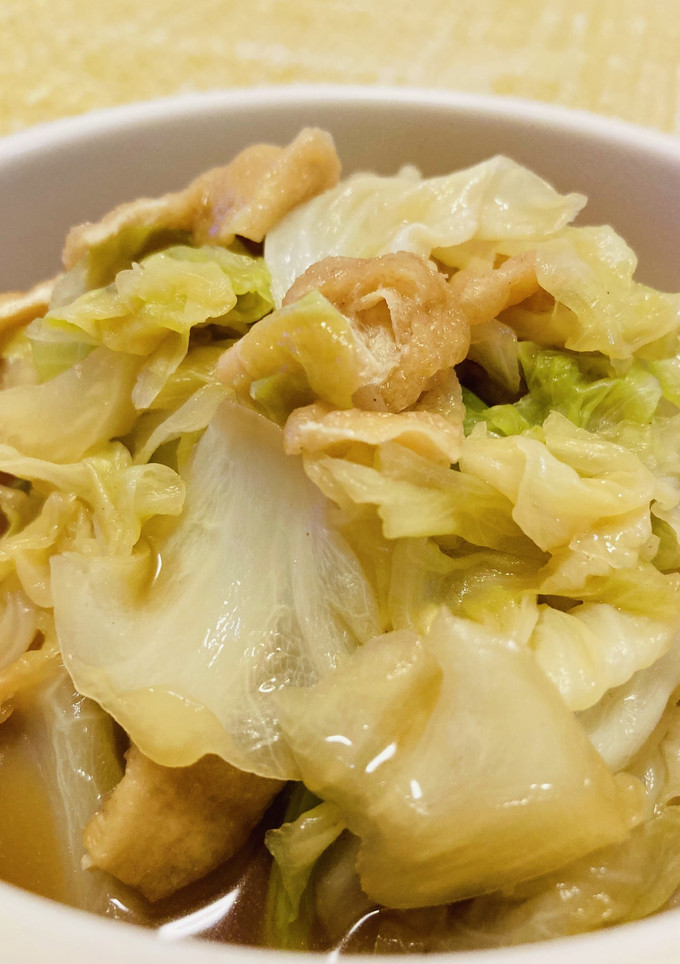 キャベツと油揚げの煮浸し-レシピのメイン写真
