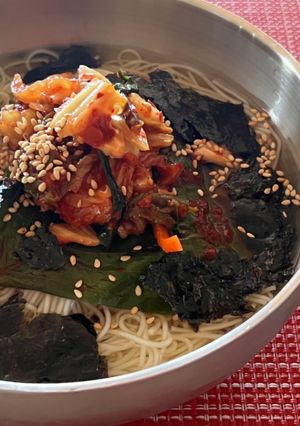 いりこ出汁で韓国風冷そうめん-レシピのメイン写真