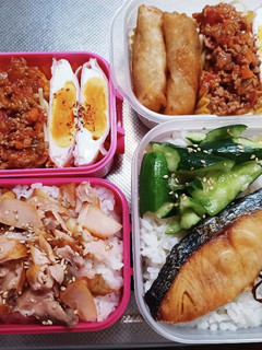 旦那、娘弁当(7/28)-レシピのメイン写真