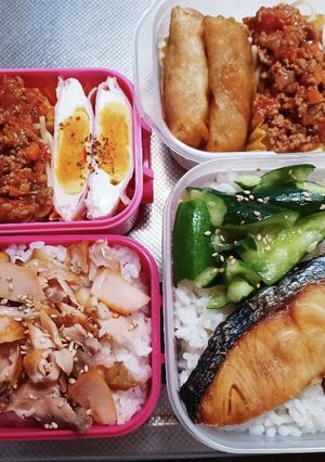 旦那、娘弁当(7/28)-レシピのメイン写真