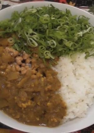 しょうゆ麹の納豆カレー-レシピのメイン写真