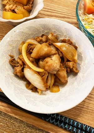 みんな大好き！豚バラ肉の照り焼き炒め！！-レシピのメイン写真