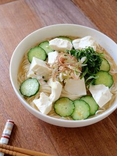 インスタントみそ汁で簡単!冷や汁そうめん-レシピのメイン写真