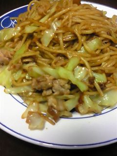 残ったカレーでカレー焼きそば-レシピのメイン写真