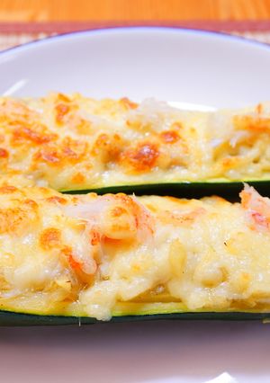 毛ガニとズッキーニのチーズ焼き-レシピのメイン写真